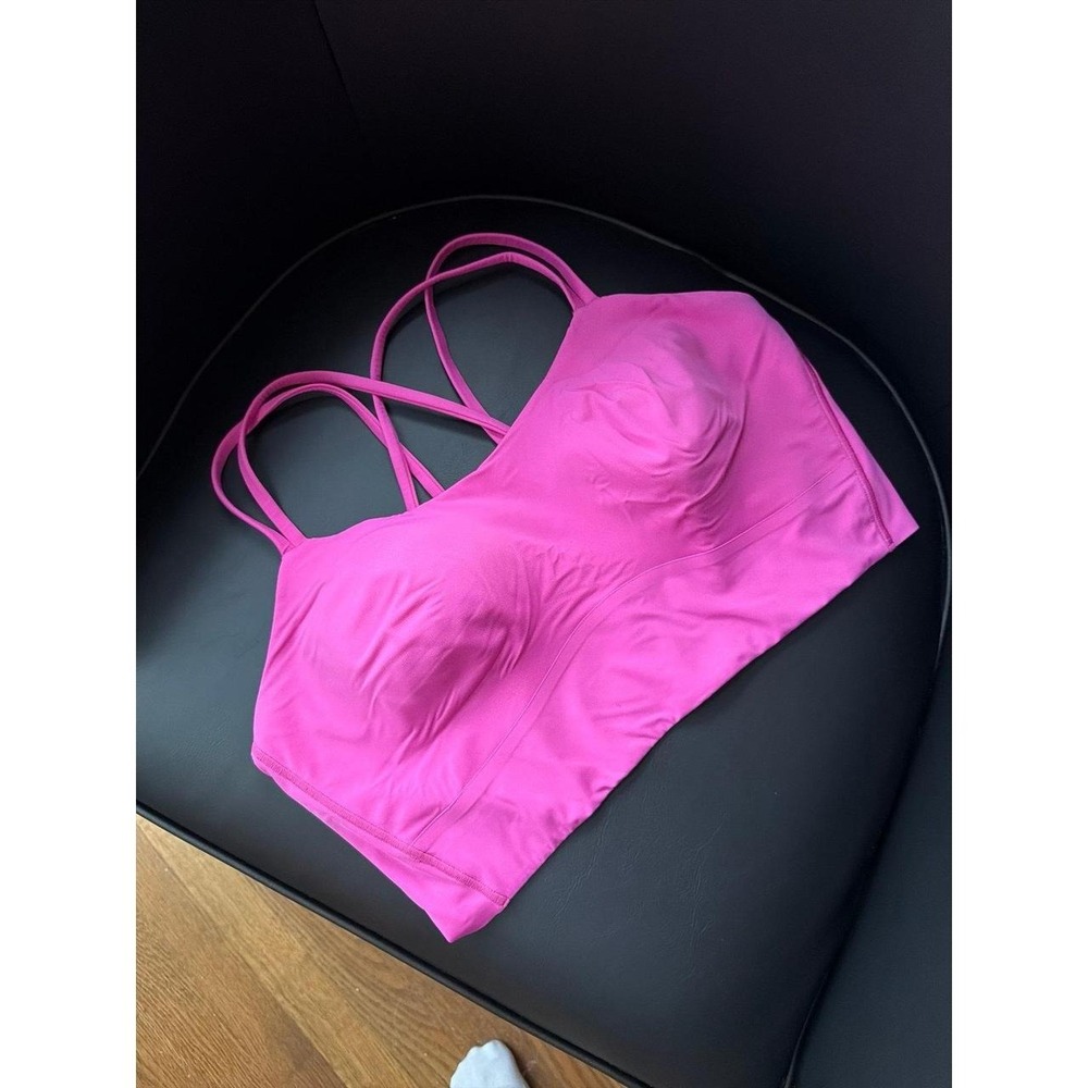 Lululemon Like a Cloud Longline Bra Sonic Pink 12